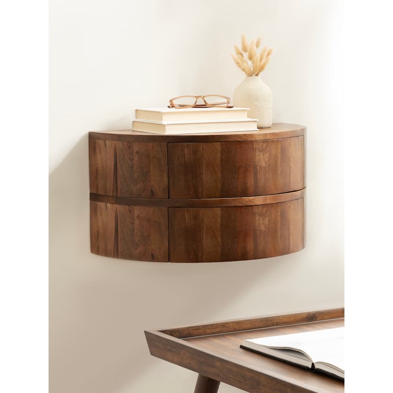 Kate and Laurel Reid Floating Wood Side Table