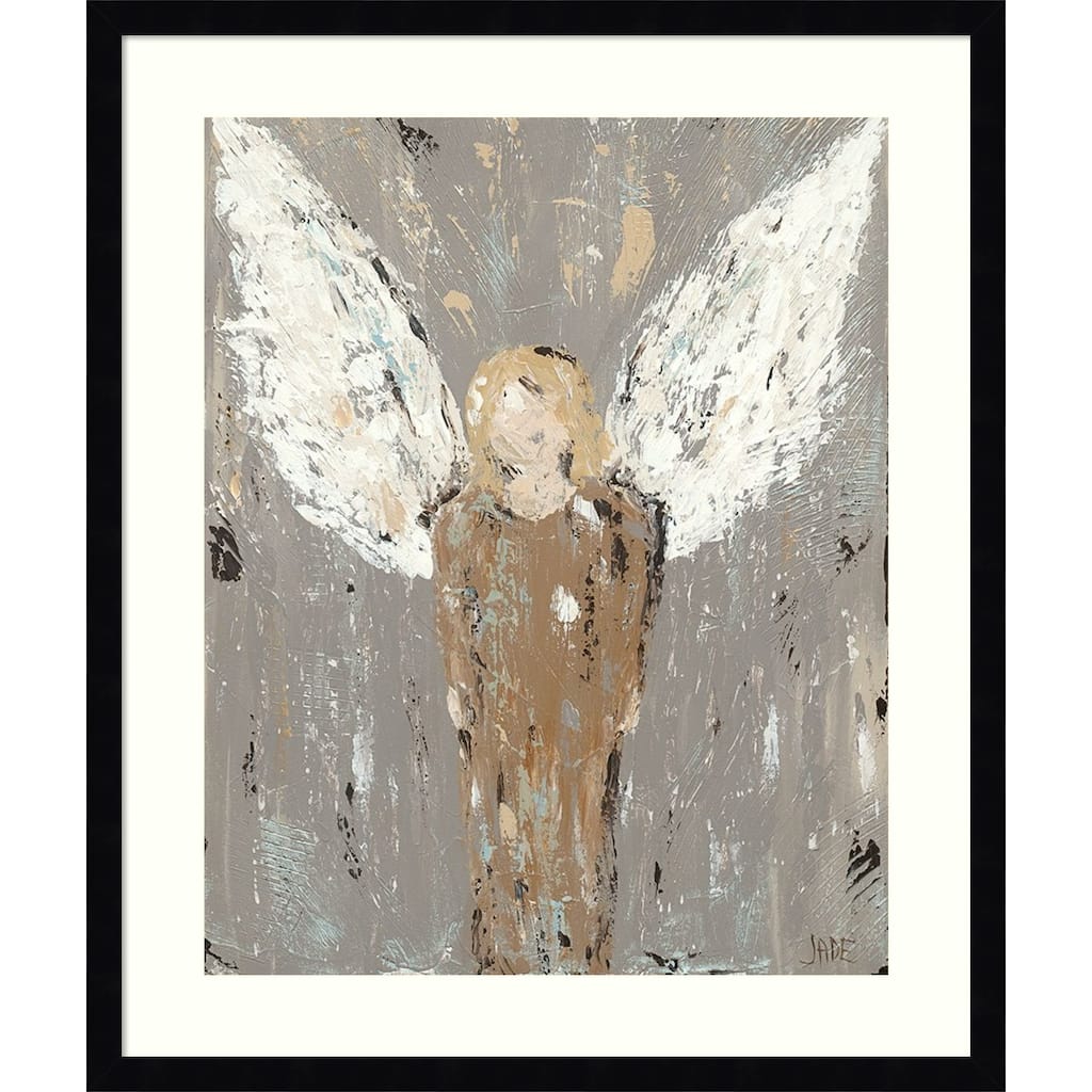 Angel Guardian by Jade Reynolds Wood Framed Wall Art Print