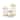 Glass Canister with Gold Design and Marble Lid