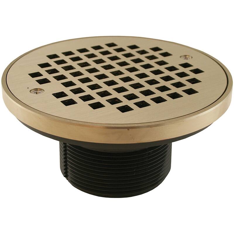 Jones Stephens D56404 6 NB BRS STRN W/ PVC SPUD - Natural