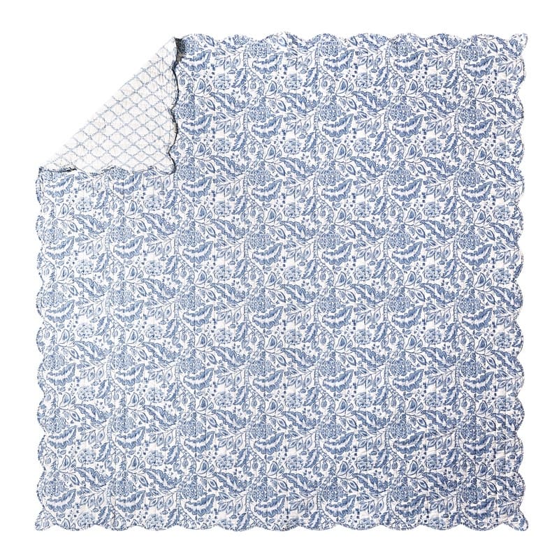 Peeples Song 3-Piece Cotton Reversible Quilt Set