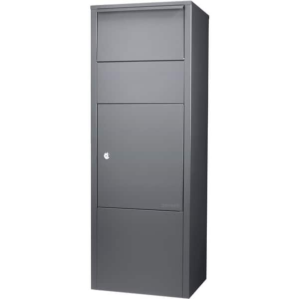 slide 2 of 12, Large Single Compartment Locking Parcel Drop Box - 41.5"Hx 12"Dx 16.25"W