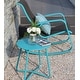 preview thumbnail 12 of 47, Clihome Weather-resistant Outdoor Steel Round Side Table
