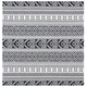 preview thumbnail 12 of 53, SAFAVIEH Augustine Serap Contemporary Cotton Rug 6'4" Square - Black/Cream - Square