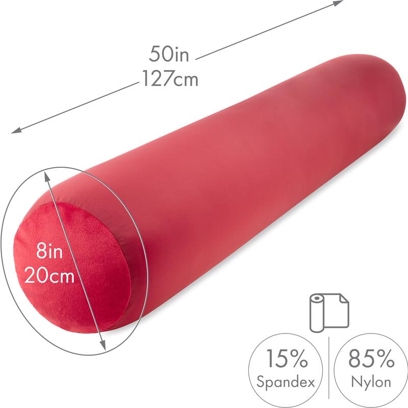 Cover Only - Body Pillowcase - Spandex/Nylon Blend for Silky Touch
