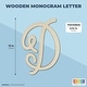 Unfinished Wood Monogram Letter D (13 in.) - Bed Bath & Beyond - 33030705