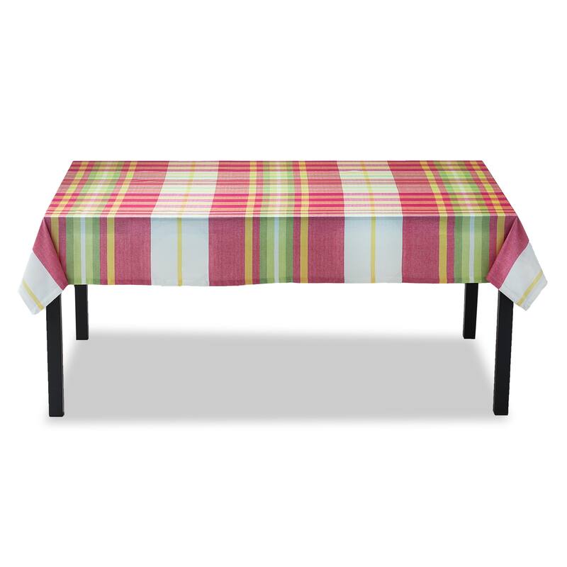 Lemoncello Plaid Tablecloth