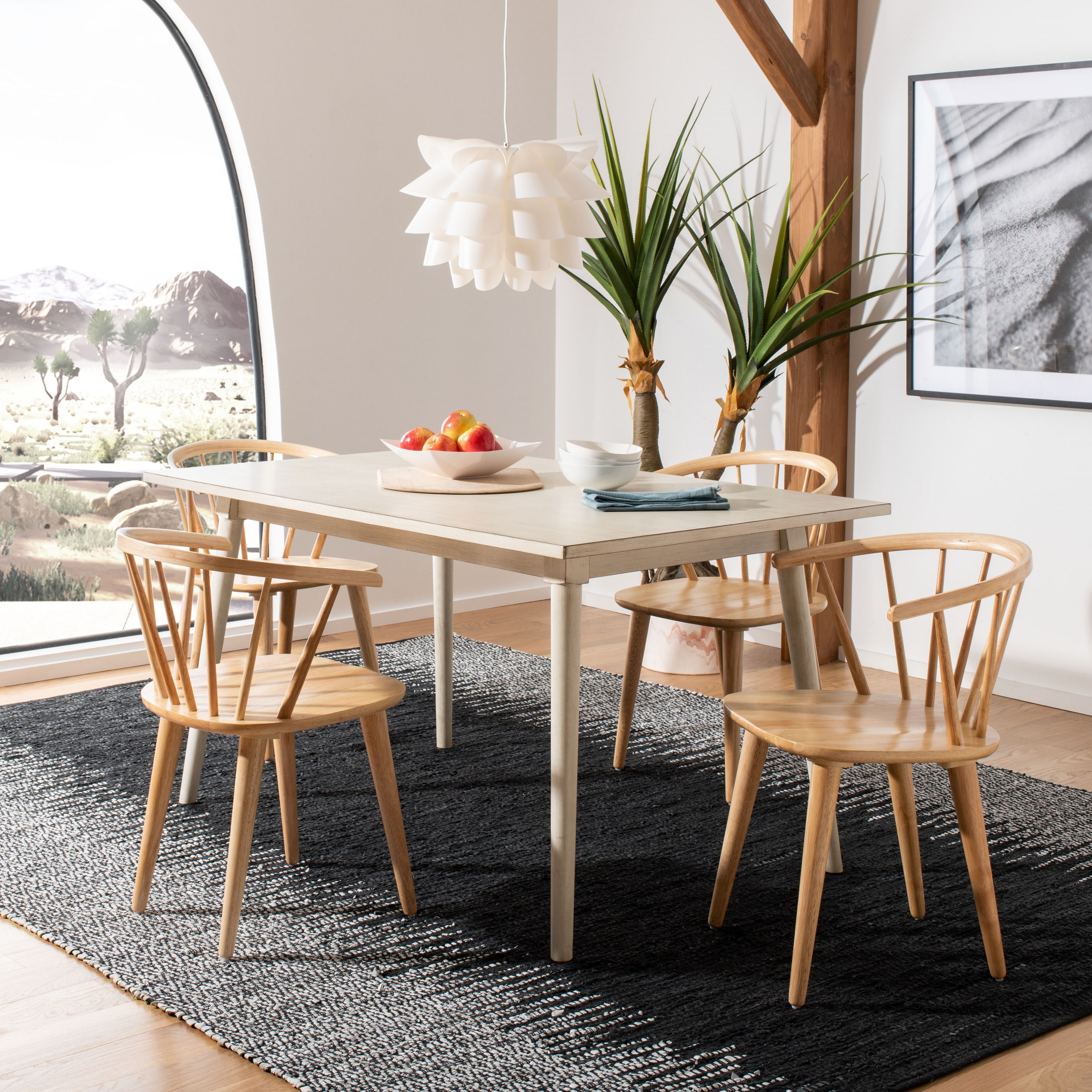 Shop Safavieh Dining Country Blanchard Natural Wood Dining Chairs Set Of 2 21 3 X 20 5 X 29 9 Overstock 10353805