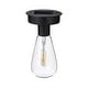 preview thumbnail 17 of 16, Glitzhome White Metal Outdoor Solar Lantern with Stand (Set of 2)