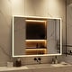 preview thumbnail 11 of 16, Sleek Anti-Fog Bathroom Medicine Cabinet with Dimmable LED Lights - 45.9"