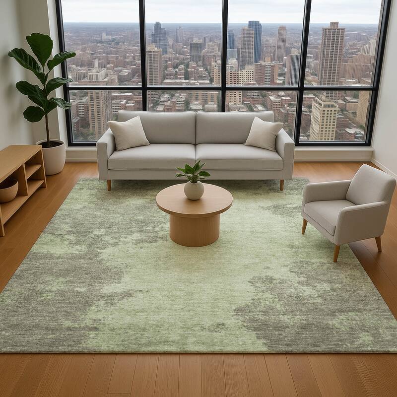 Premium Washable Super Soft Mayfield Rug - Aloe - 2'6" x 3'10"