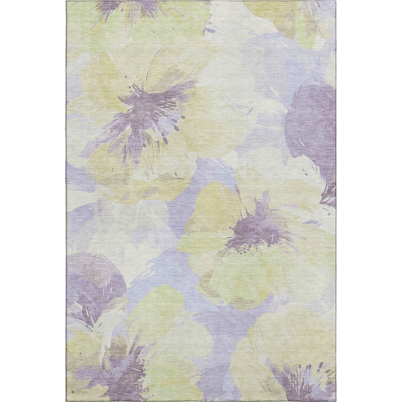 Premium Washable Super Soft Contemporary Floral Mayfield Rug