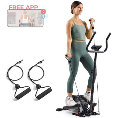 Sunny Smart Compact Elliptical w Resistance Bands E323057