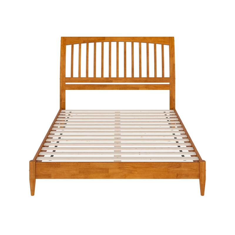 Orleans Solid Wood Low Profile Sleigh Platform Bed
