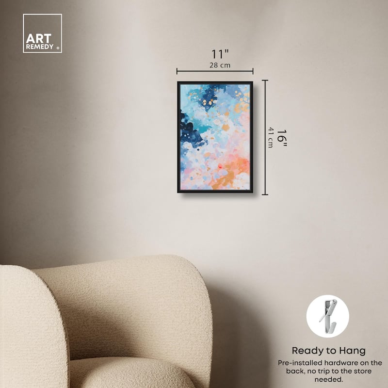 Vibrant Vortex Canvas by Art Remedy