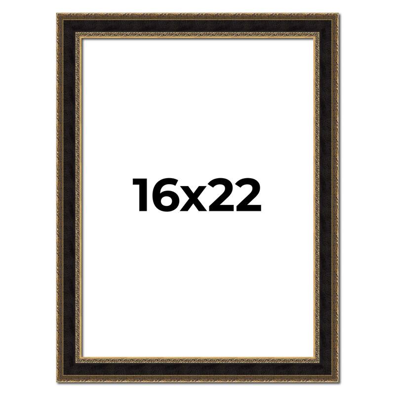 16x22 Frame Gold Antique Vintage Sold Wood Picture Frame | 1.75 Inch