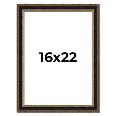 16x22 Frame Gold Antique Vintage Sold Wood Picture Frame | 1.75 Inch