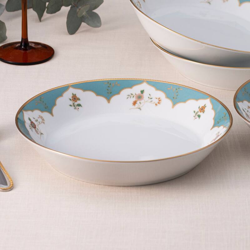 Lodi's Morning Set of 4 Coupe Dinner Bowls, 9-3/4", 43 oz.