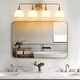 preview thumbnail 73 of 151, Modern Vanity Lights Dimmable Bathroom Light Fixtures with Glass Shade