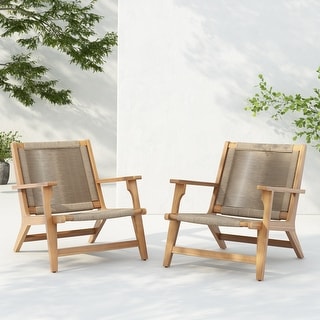 Christopher Knight Home- Blake Outdoor Acacia Patio Club Chair Set of 2 ...