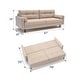 preview thumbnail 16 of 36, Scandinavian Sleeper Sofa with Storage