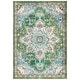 preview thumbnail 32 of 109, SAFAVIEH Madison Diederike Boho Medallion Distressed Rug 2'2" x 4' - Green/Turquoise