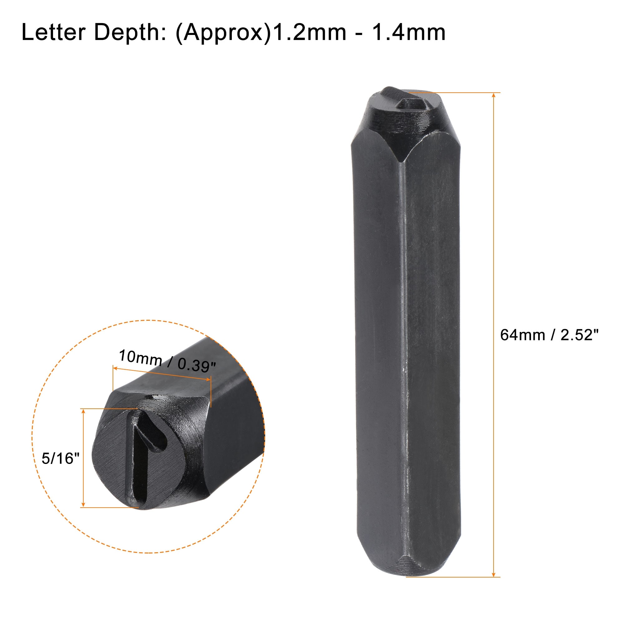 1/8" (3mm) Number and Letter Stamp Set, A-Z & 0-9 Punch Press Tool