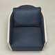 preview thumbnail 105 of 165, KINWELL 31"W Oak Frame Upholstered Swivel Barrel Armchair