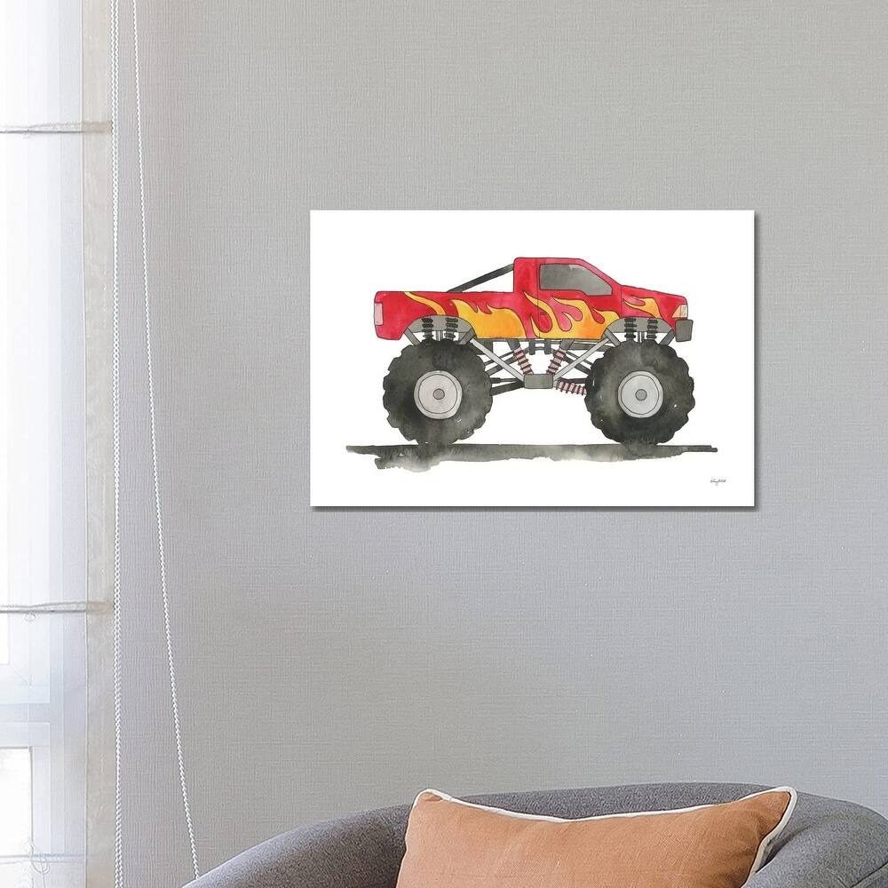 iCanvas "Monster Truck" by Kelsey McNatt Canvas Print