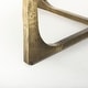 preview thumbnail 8 of 16, Atticus Black Wood and Antiqued Gold Metal Coffee Table