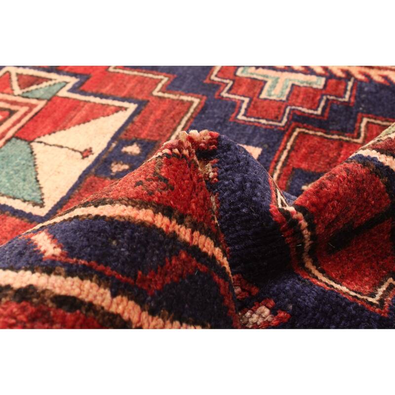 ECARPETGALLERY Hand-knotted Konya Anatolian Red Wool Rug - 3'4 x 7'10