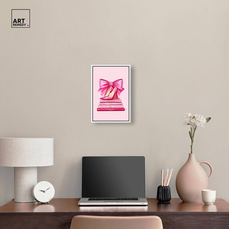Roseate Runway Reads Canvas by Art Remedy
