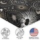 preview thumbnail 5 of 4, Sweet Jojo Designs Black Space Moon and Stars Boy, Girl, Unisex/Gender Neutral Fitted Crib Sheet - Gold & Silver Celestial, Sky