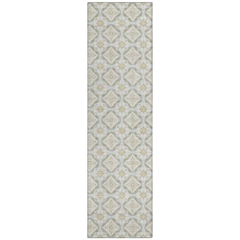 Machine Washable Indoor/ Outdoor Contemporary Granby Chantille Rug