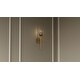 preview thumbnail 7 of 6, Shea 1-Light Brushed Gold Wall Sconce