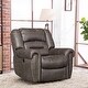 preview thumbnail 2 of 42, Classic Single Sofa Home Theater Recliner Seating With USB Port