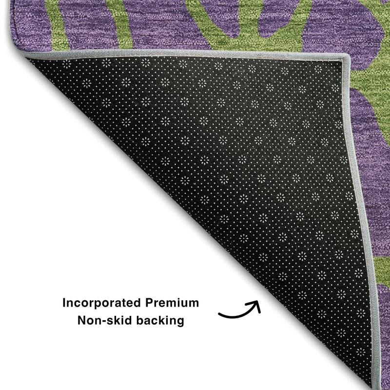 Premium Washable Super Soft Contemporary Macy Mayfield Rug