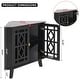 preview thumbnail 7 of 32, Corner Sideboard Cabinet Free-Standing Corner Storage Organizer