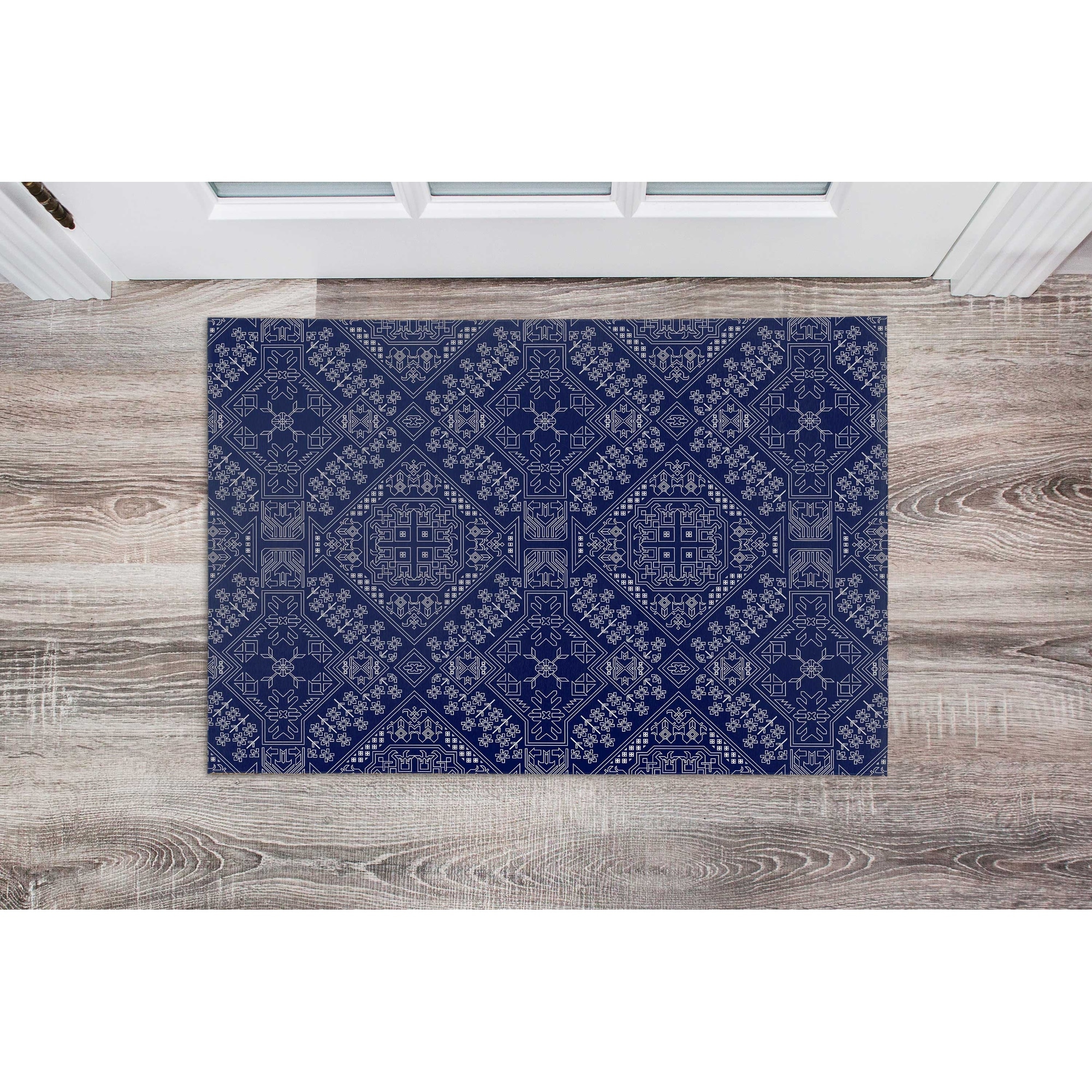 BAYBAR NAVY Doormat By Kavka Designs-image