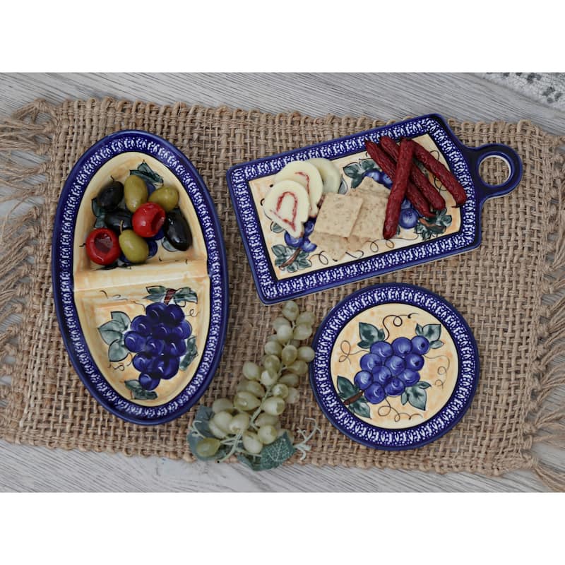 Blue Rose Polish Pottery 1012 Zaklady Trivet