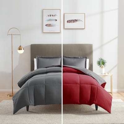 Nestl All Season Down Alternative Reversible Comforter Set