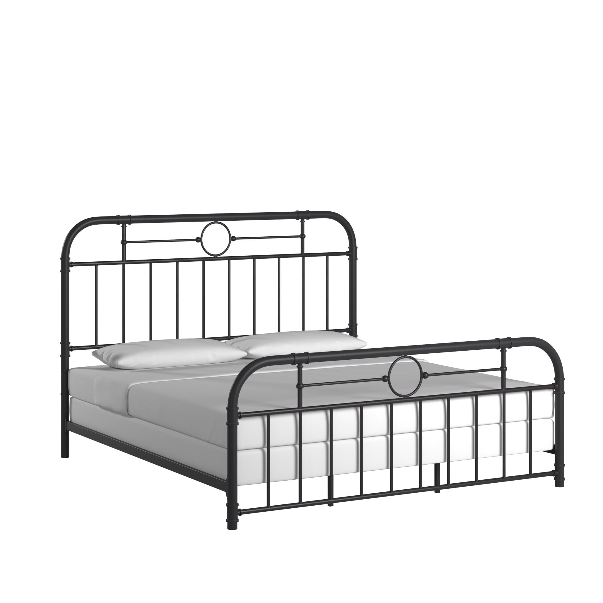 Kendal black metal bed by inspire q clearance classic