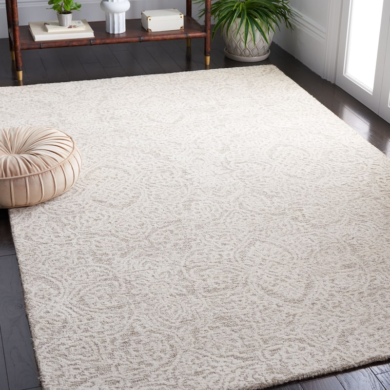 SAFAVIEH Handmade Metro Lorenzina French Country Wool Rug