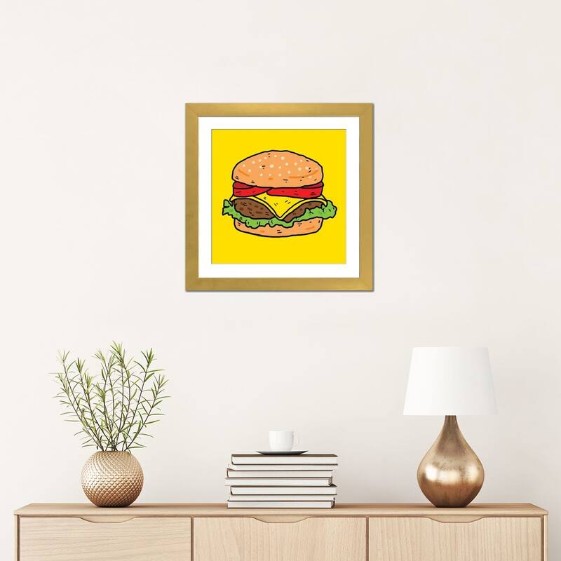 iCanvas "Burger" by Nick Cocozza