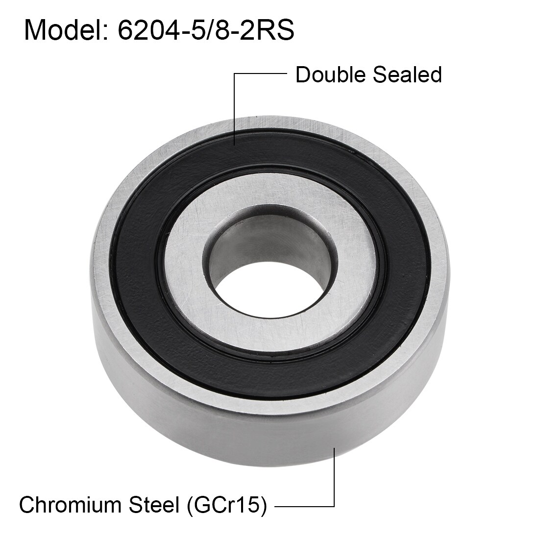 6202-5//8-2RS Ball Bearing 5//8/"x35mmx11mm Sealed Z2 Lever Bearings 10pcs