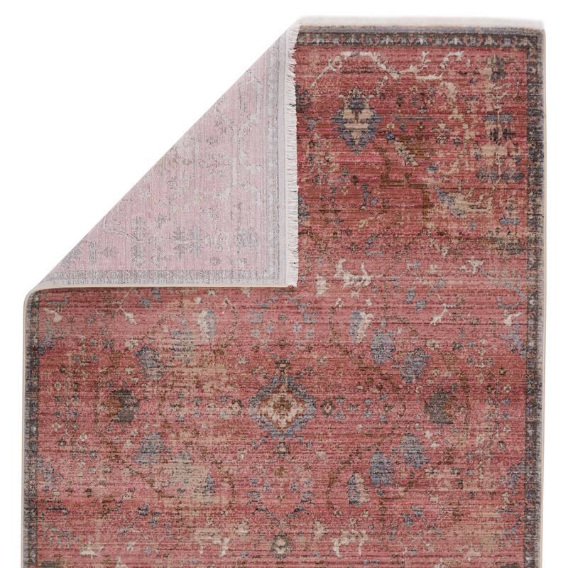 Marcella Oriental Pink/ Gray Area Rug