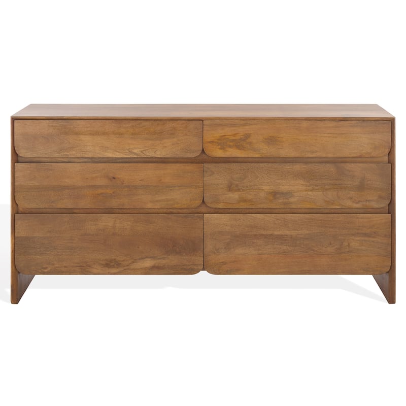 SAFAVIEH Couture Grigorio 6-Drawer Wood Dresser