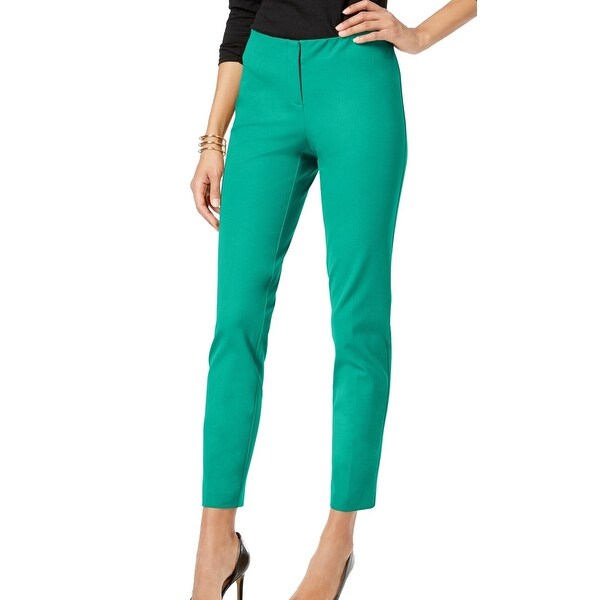 green formal pants womens