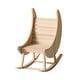 preview thumbnail 11 of 17, Milk Street Crescent Moon Rocker Natural