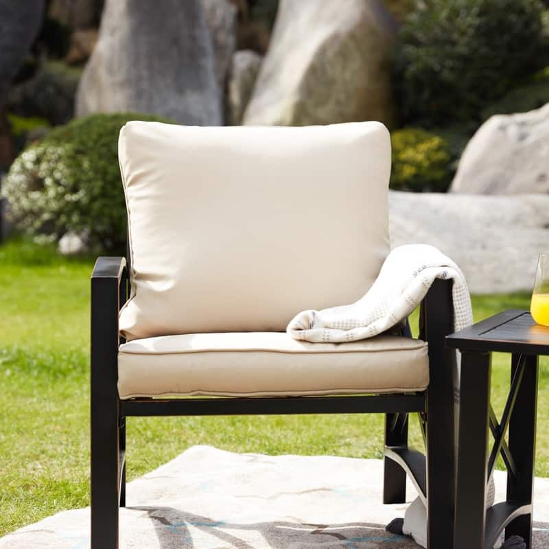 PATIO FESTIVAL 4-Person Outdoor Conversation Set with Cushions